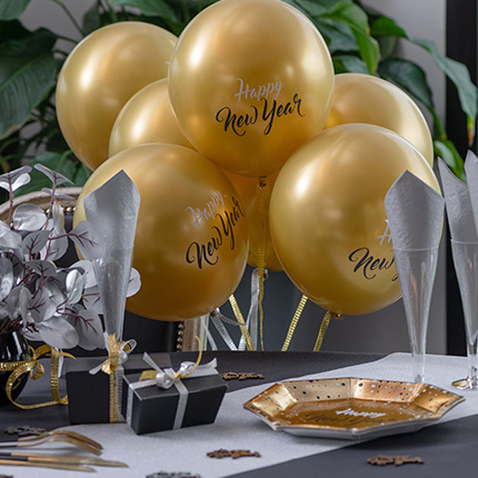 GLOBOS FOIL Y LATEX NAVIDAD