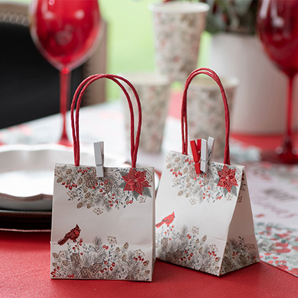 CAJAS, BOLSAS Y DECORACION COLGANTE NAVIDAD