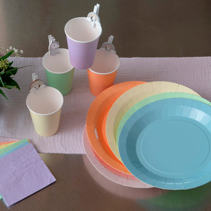 VAJILLAS COLORES RAINBOW LISA SANTEX