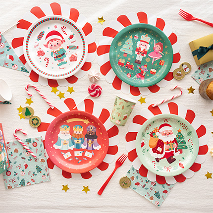 NUEVA COLECCIÓN NAVIDAD VAJILLA, COMPLEMENTOS Y GLOBOS LIRAGRAM
