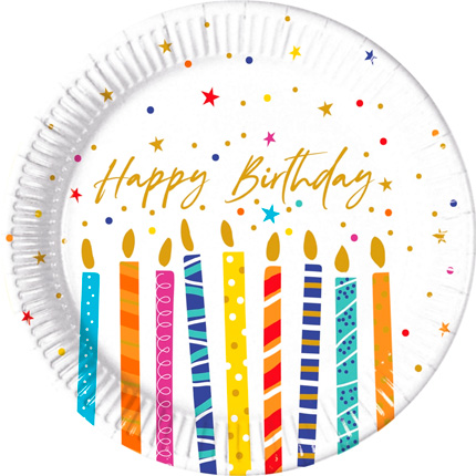 MULTICOLOR BIRTHDAY VELAS