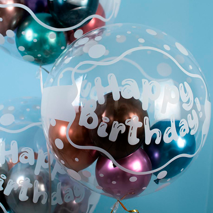 GLOBOS BUBBLE, BURBUJA CRISTAL, TAKARA T-BALLOONS Y LUCES LED
