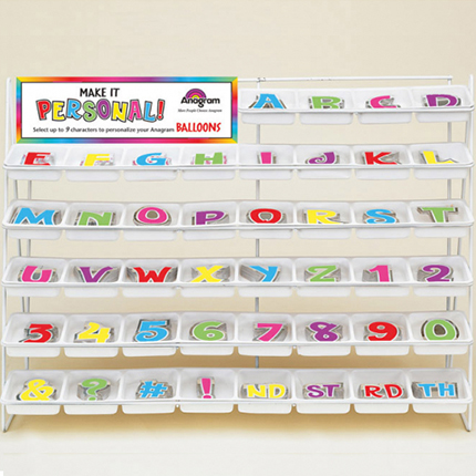 LETRAS, NUMEROS Y SIMBOLOS PARA GLOBOS FOIL