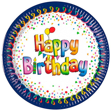 HAPPY BIRTHDAY MULTICOLOR