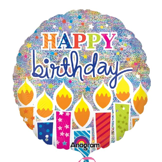 Shimmer Birthday Candlesholographic 