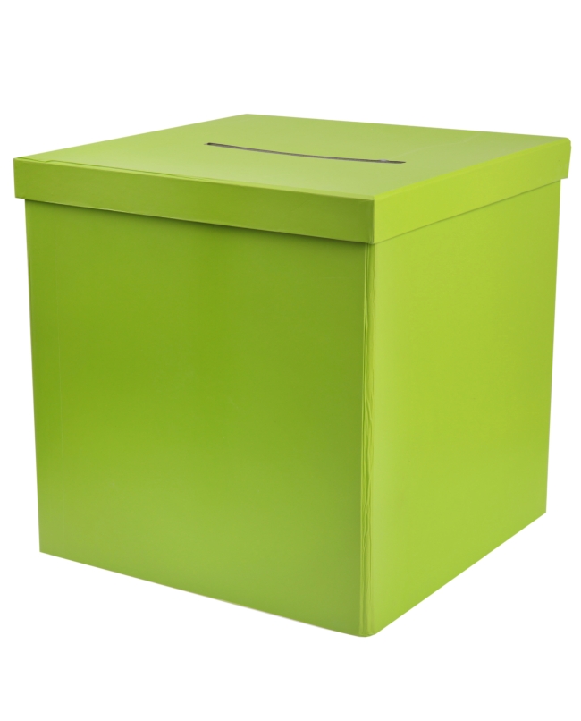 Hucha Verde 20X20X20cm Carton ***OFERTA DTO NO ACUMULABLE