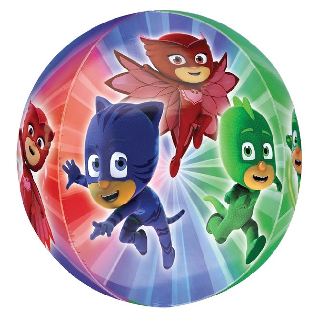 Globo Orbz de PJ Masks - 40-45cm metalizado