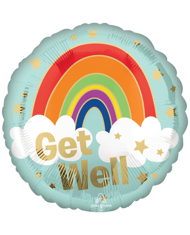 18/45cm Get Well Arcoiris