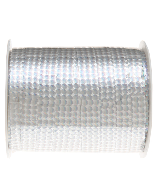 Cinta Rizo Holograf. Plata 10mm x 25m polipropileno ***OFERTA DTO NO ACUMULABLE