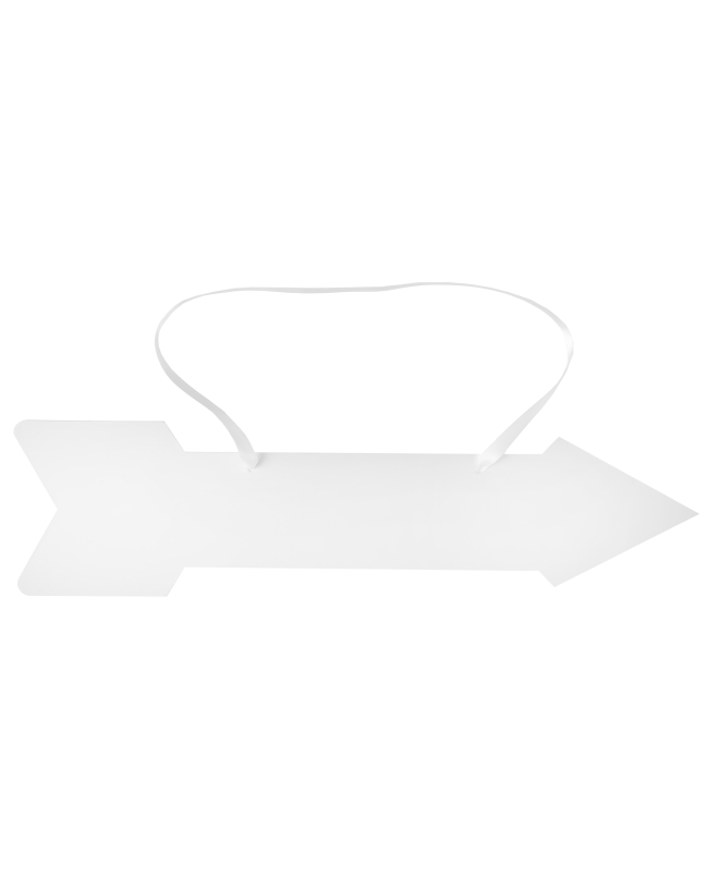 Deco Flecha Blanco 43 X 10.8 X 17cm Carton ***OFERTA DTO NO ACUMULABLE