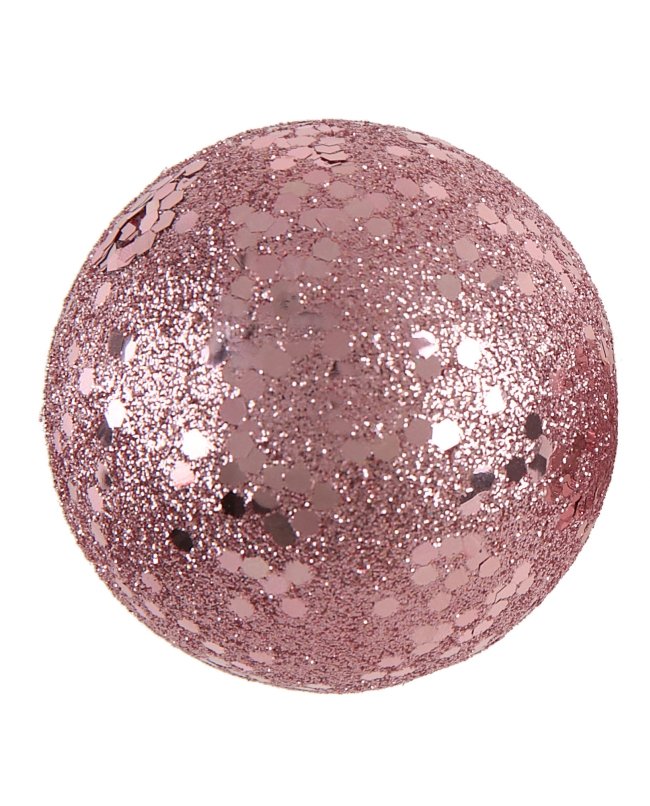 Deco. Bola Brillante Rosa 3. 4 Y 6cm Poliestireno ***OFERTA DTO NO ACUMULABLE