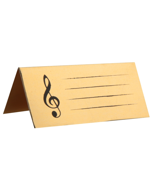 Marcasitio Musica Oro 7X3cm Carton ***OFERTA DTO NO ACUMULABLE