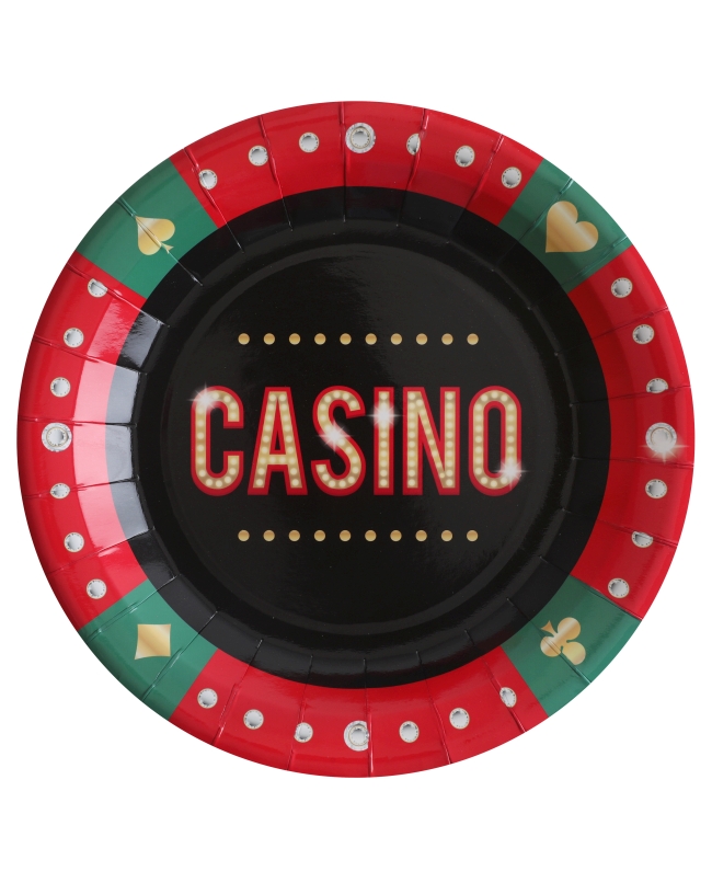 Platos Casino 22.5cm Carton ***OFERTA DTO NO ACUMULABLE