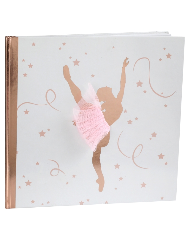 Libro Firmas Bailarina 24X24cm 20Pag. Papel Y Poliester. ***OFERTA DTO NO ACUMULABLE