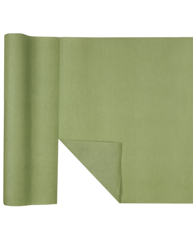 Camino mesa Eternity precorte Verde Oliva 40cm Airlaid 65 gr/m2 De 4,8m ***OFERTA DTO NO ACUMULABLE