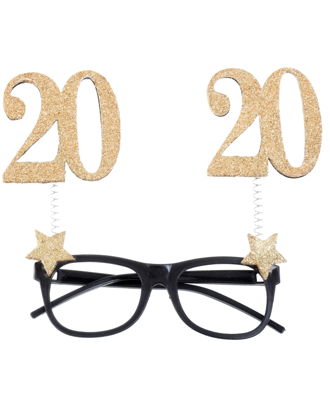 Gafas Numero 20 Oro 15X16cm Plastico ***OFERTA DTO NO ACUMULABLE