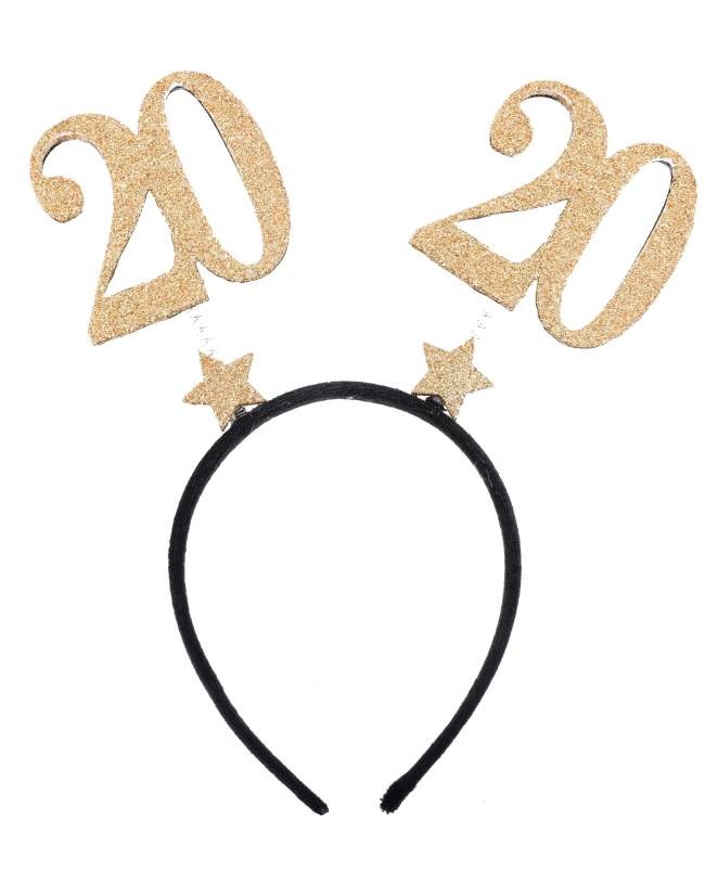 Diademas Numero 20 Oro 21X25cm Plastico ***OFERTA DTO NO ACUMULABLE