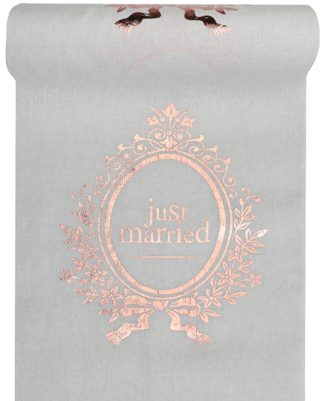 Camino Mesa Just Married Rosa 28cm x 3m Algodon ***OFERTA DTO NO ACUMULABLE