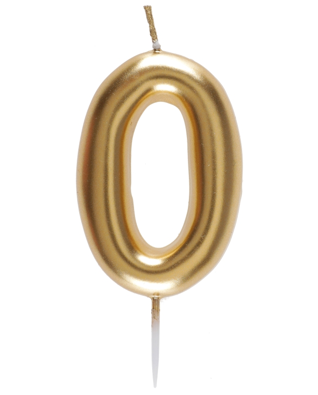 Vela Oro Numero 0 4X9cm Parafina Y Plastico ***OFERTA DTO NO ACUMULABLE