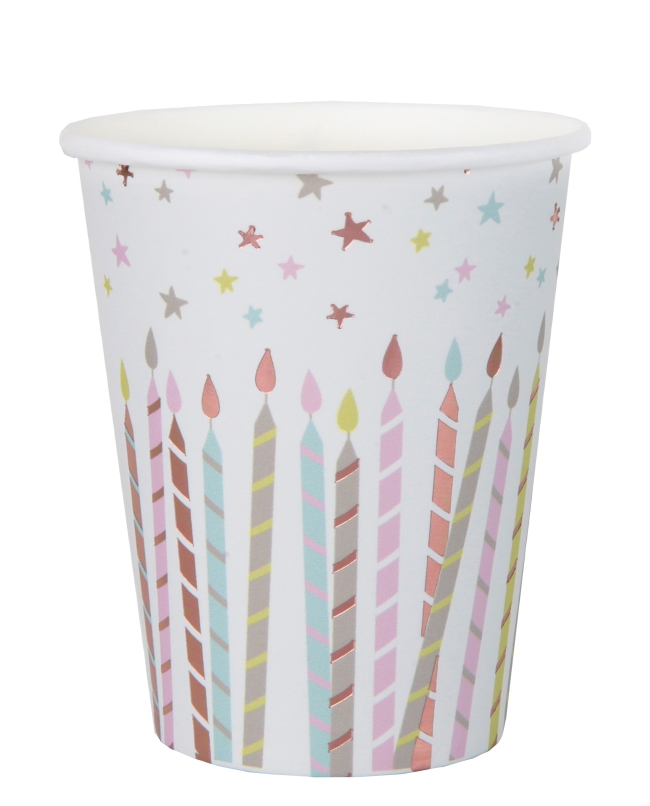 Vasos Pastel 7.8X9.7cm 27cl Carton ***OFERTA DTO NO ACUMULABLE