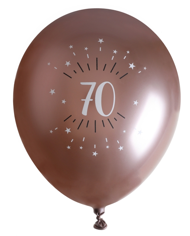 Globos Latex Rosa Mtl Numero 70 30cm Latex ***OFERTA DTO NO ACUMULABLE