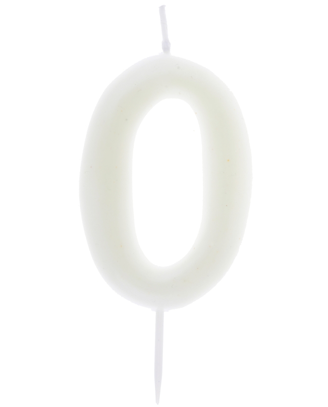 Vela Fluorescente Numero 0 4X9cm Parafina Y Plastico ***OFERTA DTO NO ACUMULABLE