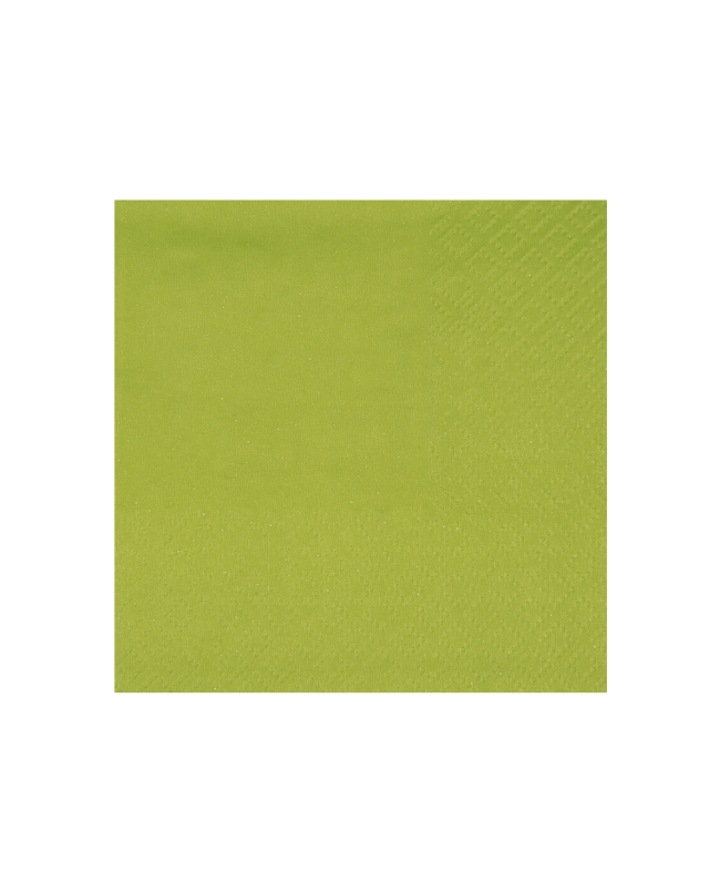 Servilletas cristal coctel Kiwi 21x20cm Papel 3c 18gr/m2 ***OFERTA DTO NO ACUMULABLE