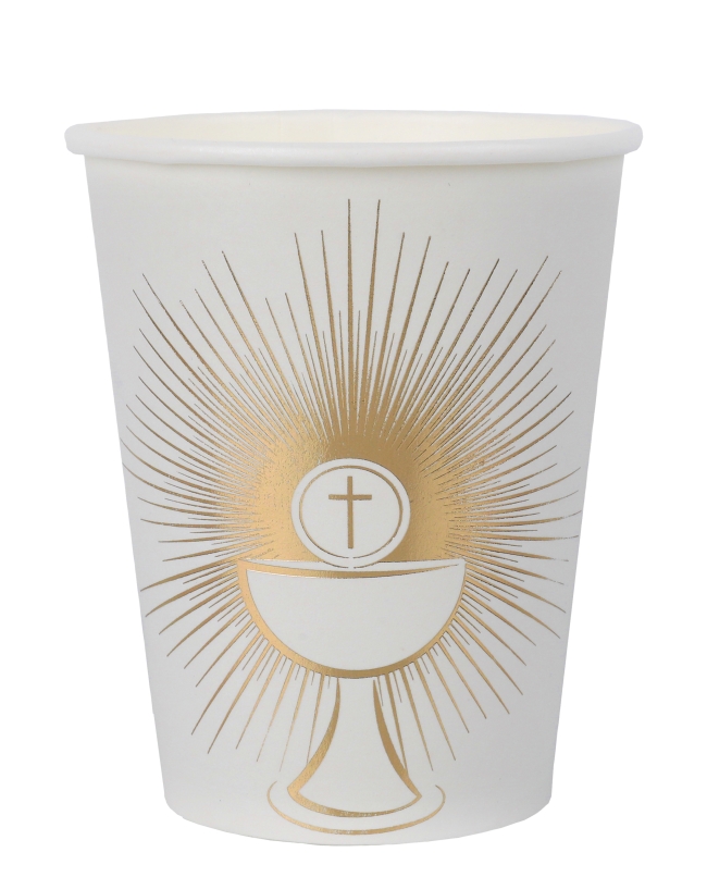 Vasos Ceremonia Oro 7.8 X 9.7cm 27cl Carton ***OFERTA DTO NO ACUMULABLE