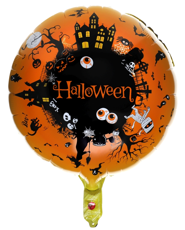 Globo Foil 45cm Casa Encantada Halloween Helio 0.015 m3 ***OFERTA DTO NO ACUMULABLE