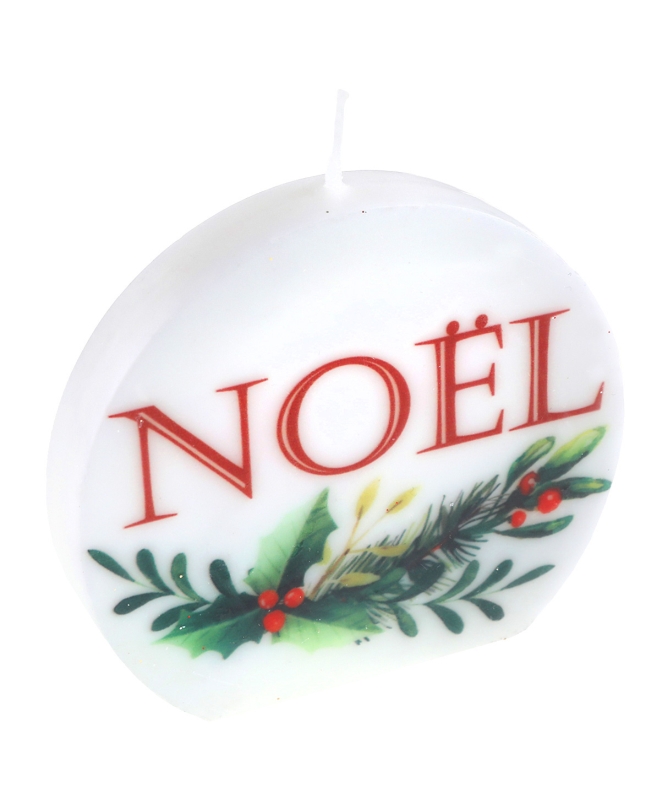 Velas Noel 10X1.5X9cm Parafina Y Plast. ***OFERTA DTO NO ACUMULABLE