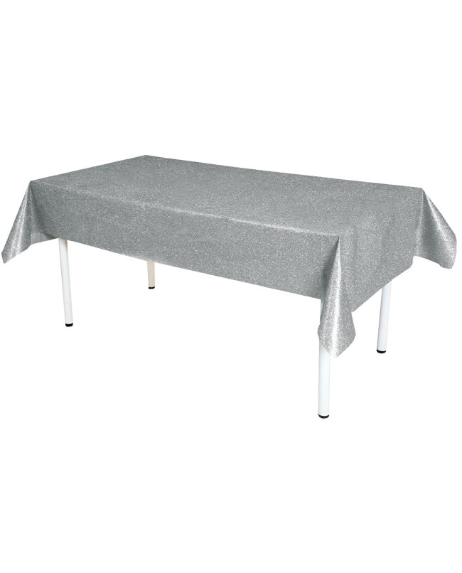 Mantel Brillo Plata 120cm x 3m Poliester ***OFERTA DTO NO ACUMULABLE