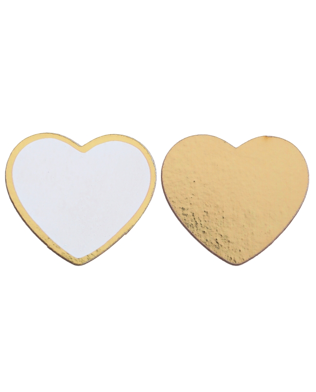 Deco Mesa Confeti Corazones 4 X 4cm Madera ***OFERTA DTO NO ACUMULABLE