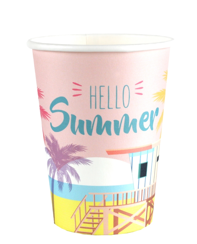 Vasos Verano 7.8 X 9.7cm 27cl Carton ***OFERTA DTO NO ACUMULABLE