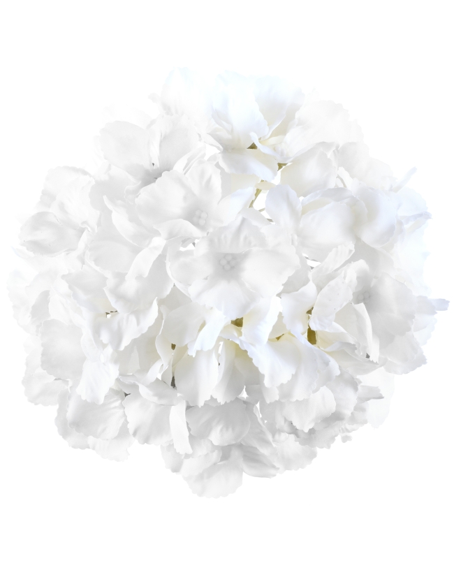 Deco Flor Hortensia Blanco 20cm Poliester ***OFERTA DTO NO ACUMULABLE