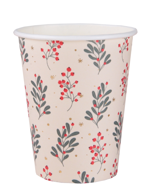 Vasos Acebo 7.8X9.7cm 27cl Carton ***OFERTA DTO NO ACUMULABLE