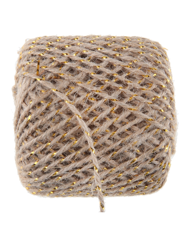 Cinta Cordon Oro Natural 2mm/30M X30M Yute ***OFERTA DTO NO ACUMULABLE