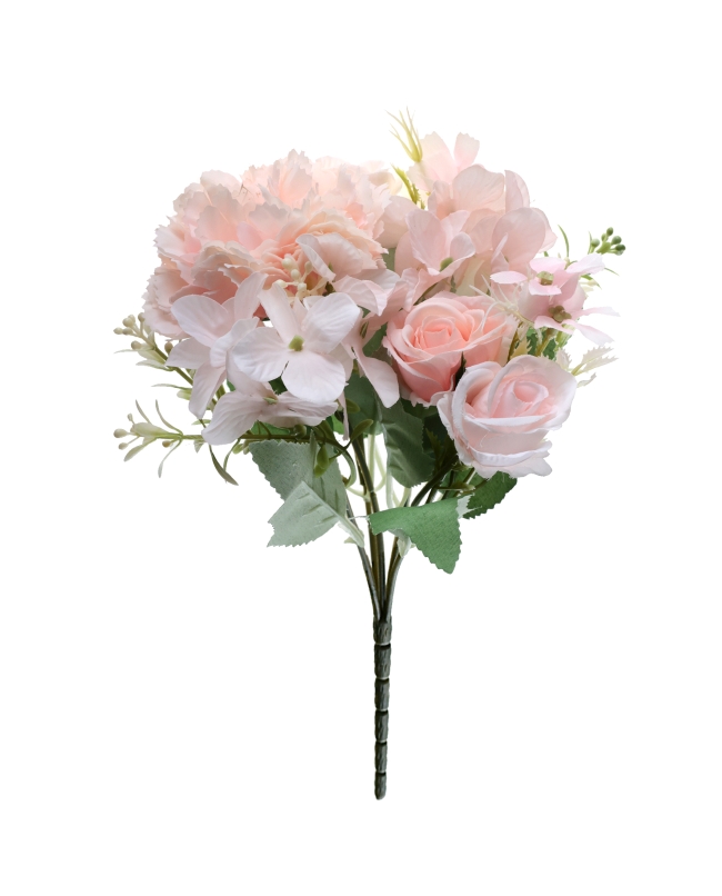 Ramo Flores Rosa 23 X 31cm Poliester Y Plastico ***OFERTA DTO NO ACUMULABLE