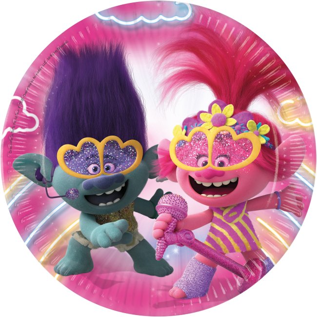 PLATOS 23CM TROLLS II ***OFERTA DTO NO ACUMULABLE  