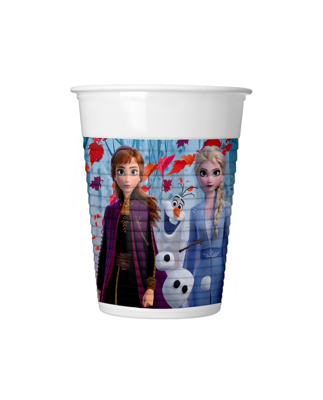 Vasos Plastico 200ml Frozen