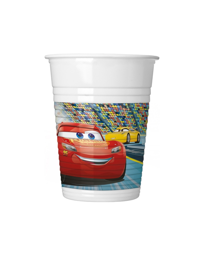 Vasos Plastico 200ml Cars