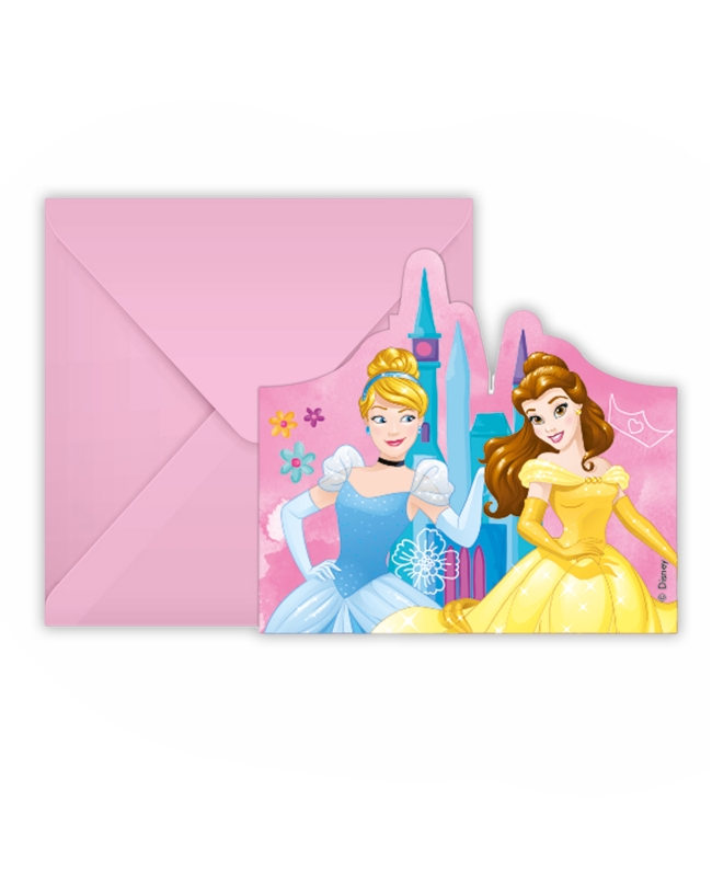 Invitaciones Forma Princesas Story Fsc