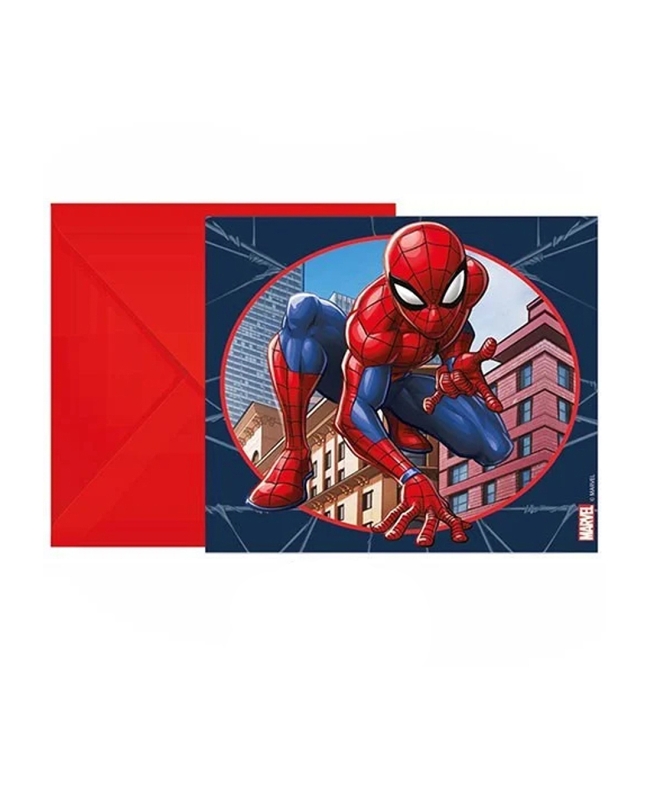 Invitaciones Spiderman Fsc