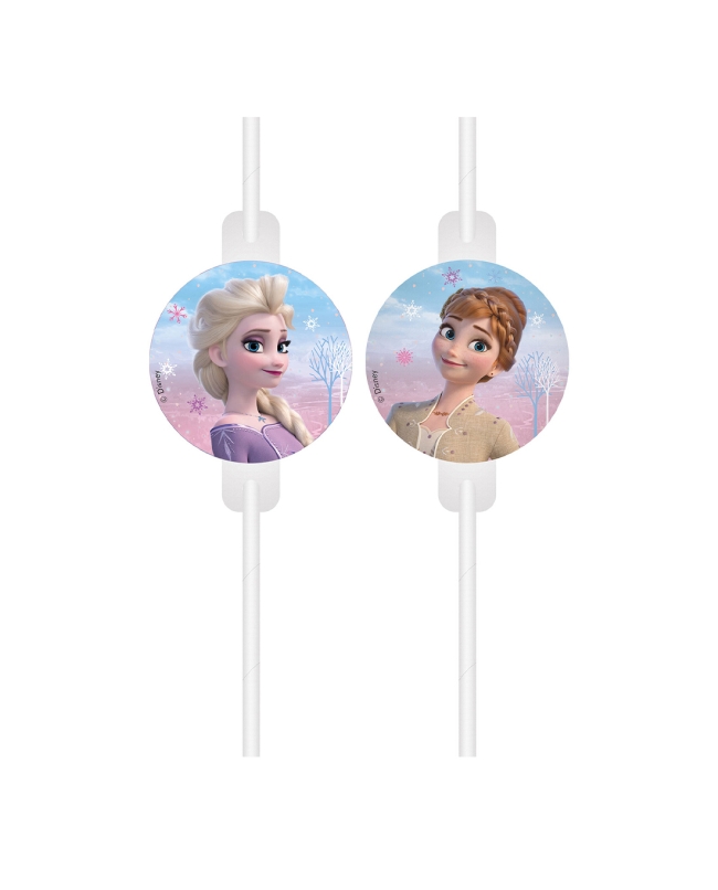 Pajitas Papel Frozen II Spirit Fsc