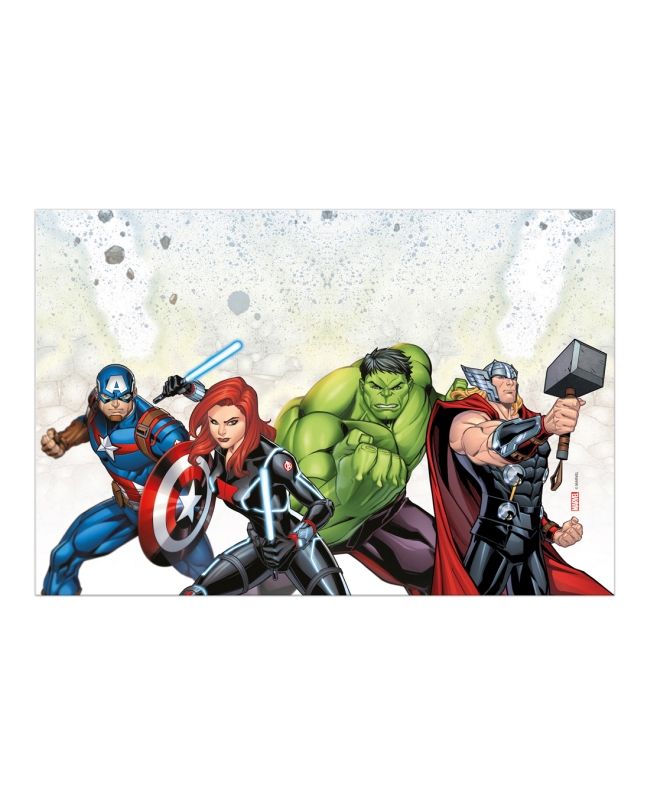 Mantel Papel 120X180cm Avengers Fsc