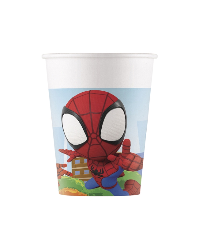 Vasos Papel 200mlspidey Y Sus Amigos Fsc