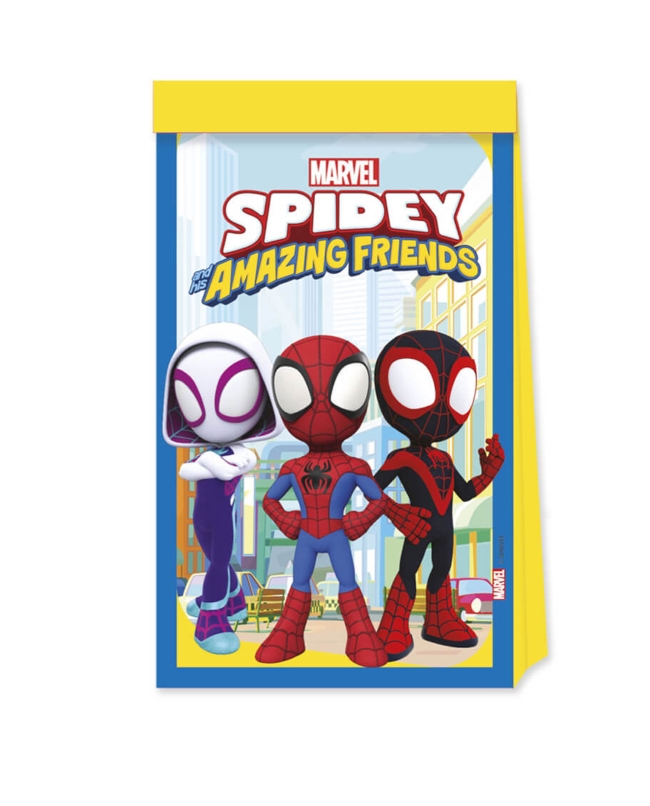 Bolsas Papel Spidey Y Sus Amigos