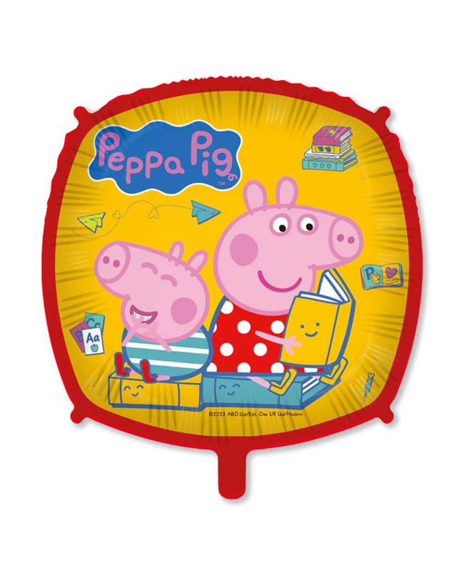 18/46cm Peppa Pig Cuadrado Con Cinta Y Peso ***OFERTA DTO NO ACUMULABLE