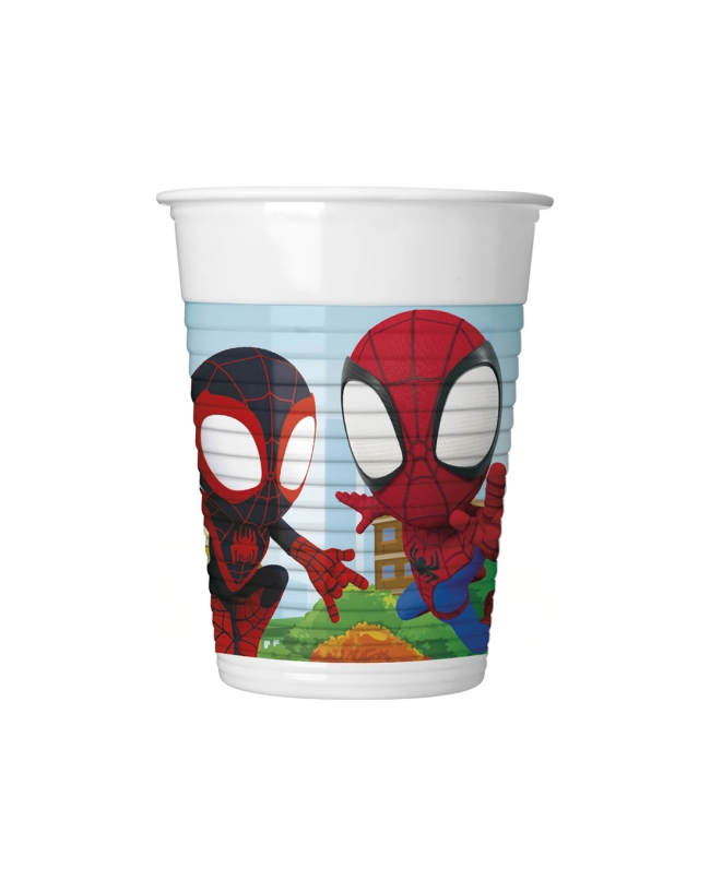 Vasos Plastico 200ml Spidey Y Sus Amigos