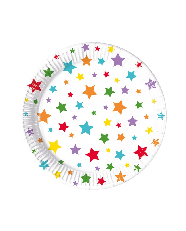 Platos 20cm Estrellas Fsc