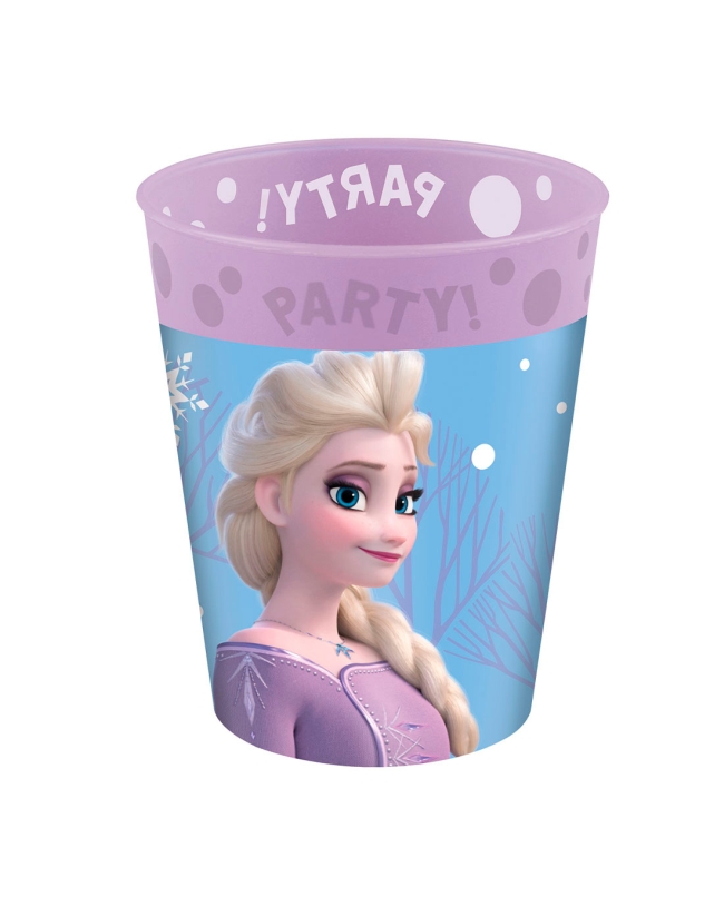 Vaso Plastico Reutilizable 250ml Frozen